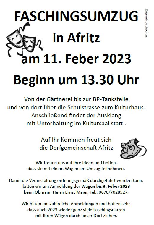Faschingsumzug 2023